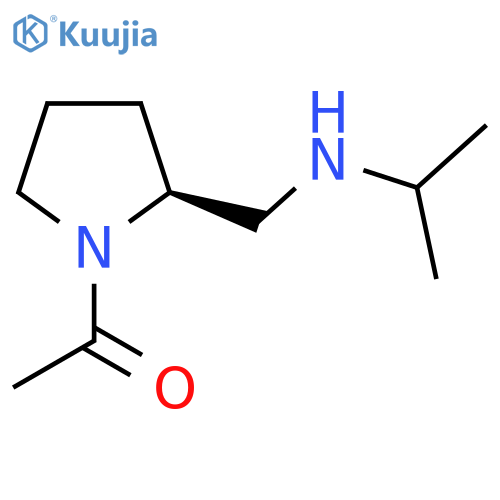 1-[(S)-2-(Isopropylamino-methyl)-pyrrolidin-1-yl]-ethanone structure