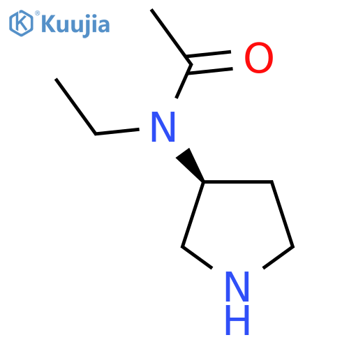 N-Ethyl-N-(S)-pyrrolidin-3-yl-acetamide structure