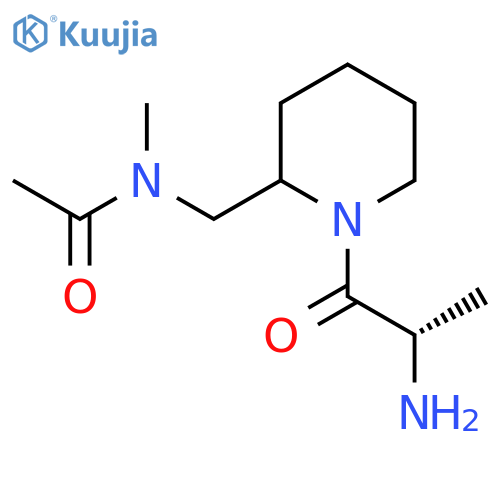 N-[1-((S)-2-Amino-propionyl)-piperidin-2-ylmethyl]-N-methyl-acetamide structure