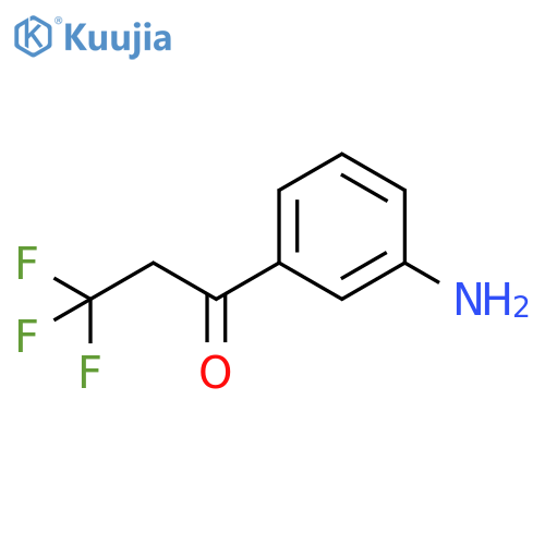 1-(3-aminophenyl)-3,3,3-trifluoropropan-1-one structure