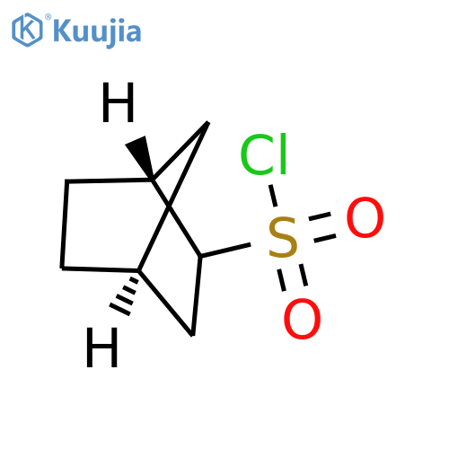 (1S,4R)-bicyclo2.2.1heptane-2-sulfonyl chloride structure
