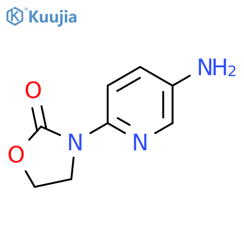 3-(5-Aminopyridin-2-yl)-1,3-oxazolidin-2-one structure