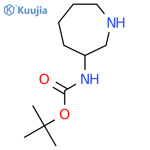 tert-butyl N-[(3R)-azepan-3-yl]carbamate structure