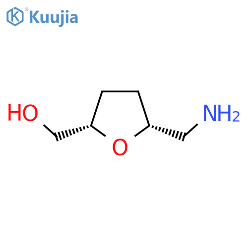 rac-(2R,5S)-5-(aminomethyl)oxolan-2-ylmethanol structure