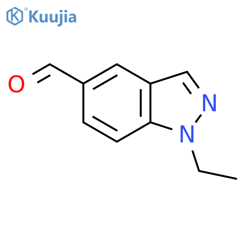 1-Ethyl-1H-indazole-5-carbaldehyde structure