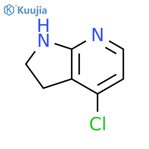 4-chloro-1H,2H,3H-pyrrolo[2,3-b]pyridine structure