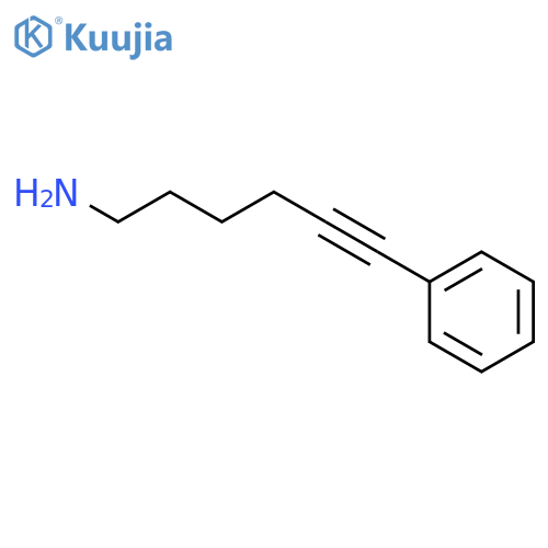 5-Hexyn-1-amine, 6-phenyl- structure