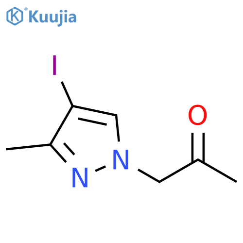 1-(4-Iodo-3-methyl-pyrazol-1-yl)-propan-2-one structure