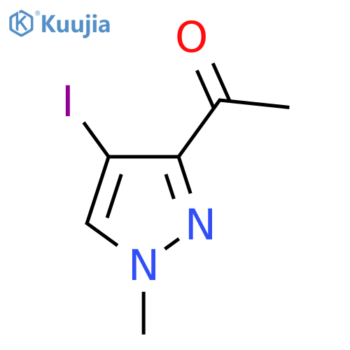 1-(4-Iodo-1-methyl-1H-pyrazol-3-yl)ethanone structure