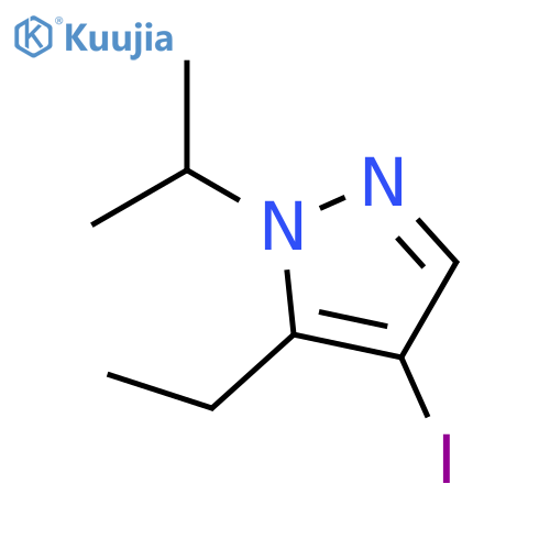 5-Ethyl-4-iodo-1-isopropyl-1H-pyrazole structure