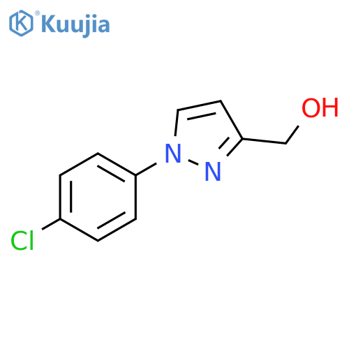 1-(4-chlorophenyl)-1H-pyrazol-3-ylmethanol structure