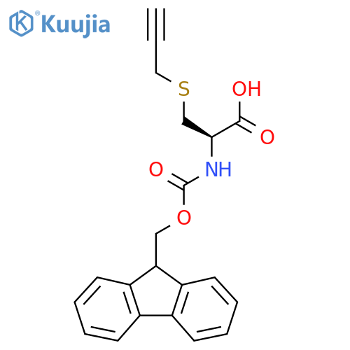 (R)-Fmoc-2-amino-3-propargylsulfanyl-propionic acid structure