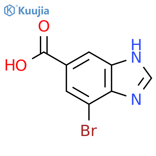 7-Bromobenzodiazole-5-carboxylic acid structure