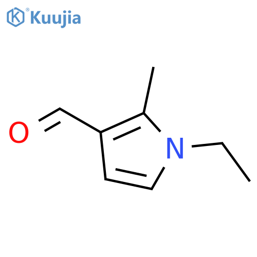 1-ethyl-2-methylpyrrole-3-carbaldehyde structure