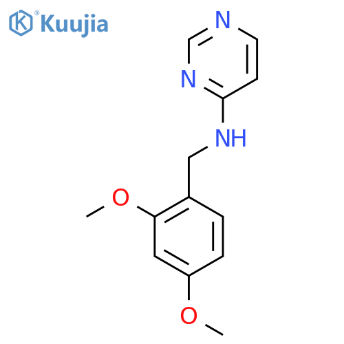 N-(2,4-Dimethoxybenzyl)pyrimidin-4-amine structure