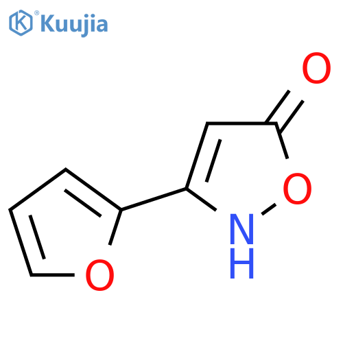 3-(Furan-2-yl)-1,2-oxazol-5-ol structure