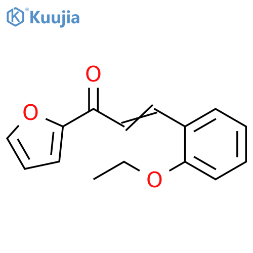 (2E)-3-(2-ethoxyphenyl)-1-(furan-2-yl)prop-2-en-1-one structure