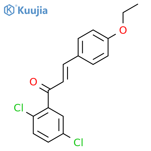 (2E)-1-(2,5-Dichlorophenyl)-3-(4-ethoxyphenyl)prop-2-en-1-one structure