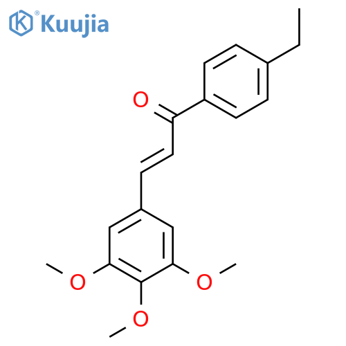 (2E)-1-(4-Ethylphenyl)-3-(3,4,5-trimethoxyphenyl)prop-2-en-1-one structure