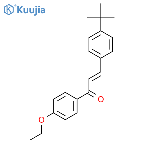 (2E)-3-(4-Tert-Butylphenyl)-1-(4-ethoxyphenyl)prop-2-en-1-one structure