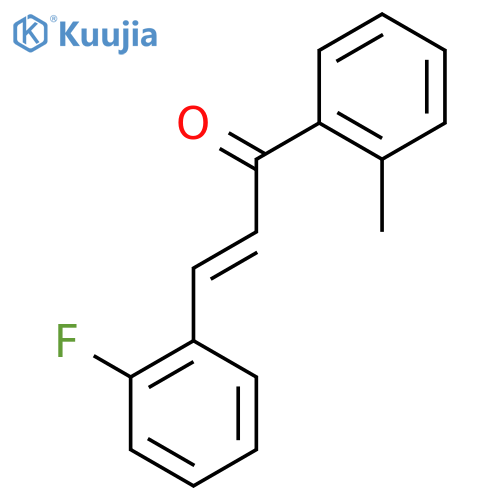 (2E)-3-(2-Fluorophenyl)-1-(2-methylphenyl)prop-2-en-1-one structure