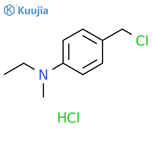 4-(chloromethyl)-N-ethyl-N-methylaniline hydrochloride structure