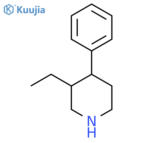 3-Ethyl-4-phenylpiperidine structure