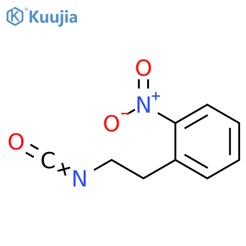 1-(2-isocyanatoethyl)-2-nitrobenzene structure