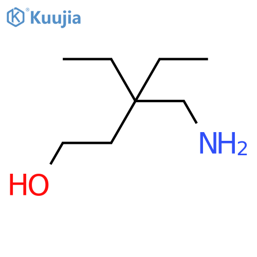 3-(Aminomethyl)-3-ethylpentan-1-ol structure