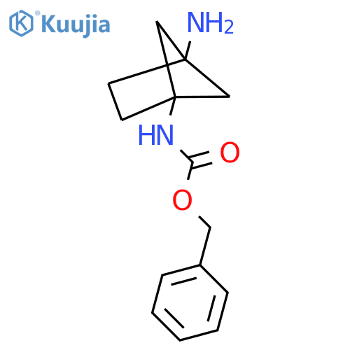 Benzyl N-(4-amino-1-bicyclo[2.1.1]hexanyl)carbamate structure