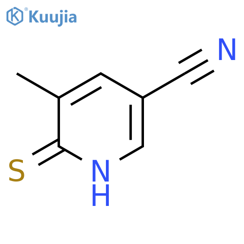 6-Mercapto-5-methylnicotinonitrile structure