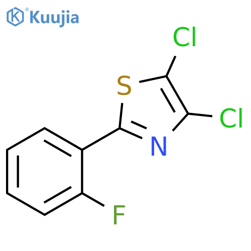 4,5-Dichloro-2-(2-fluoro-phenyl)-thiazole structure