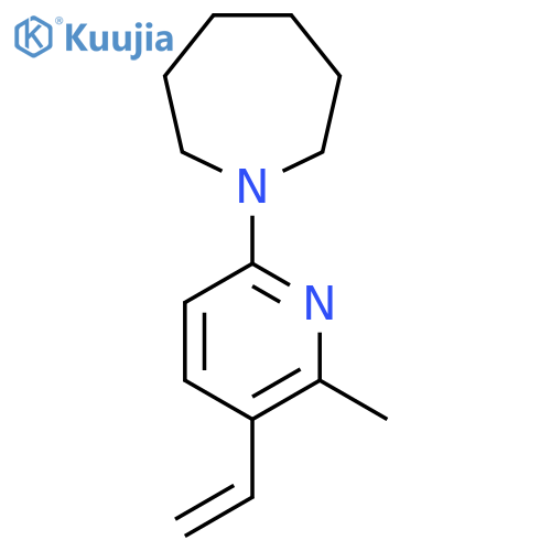 1-(6-Methyl-5-vinylpyridin-2-yl)azepane structure