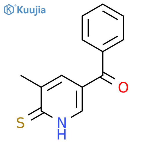 (6-Mercapto-5-methylpyridin-3-yl)(phenyl)methanone structure
