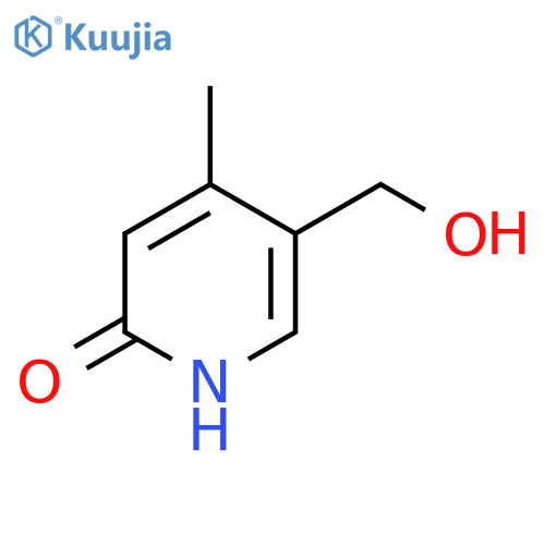 5-Hydroxymethyl-4-methylpyridin-2-ol structure