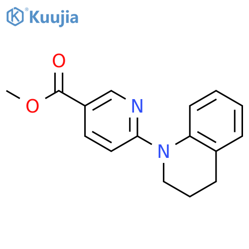 Methyl 6-(3,4-dihydroquinolin-1(2H)-yl)nicotinate structure