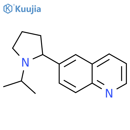 6-(1-Isopropylpyrrolidin-2-yl)quinoline structure