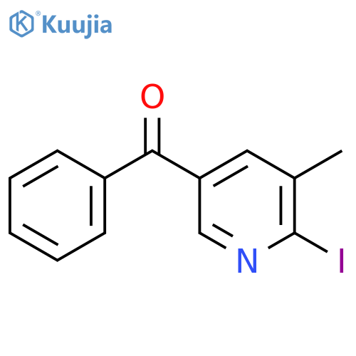 (6-Iodo-5-methyl-pyridin-3-yl)-phenyl-methanone structure