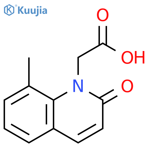 (8-Methyl-2-oxo-2H-quinolin-1-yl)-acetic acid structure