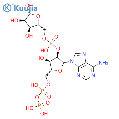 Adenosine5'-(trihydrogen diphosphate), 2'-(dihydrogen phosphate), P'&reg;5-ester with D-ribofuranose (9CI) structure