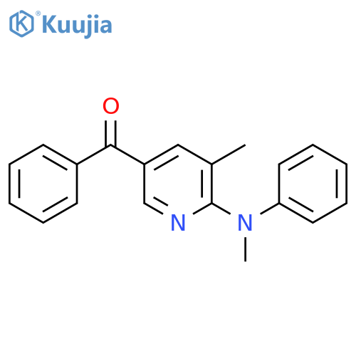 [5-Methyl-6-(methyl-phenyl-amino)-pyridin-3-yl]-phenyl-methanone structure