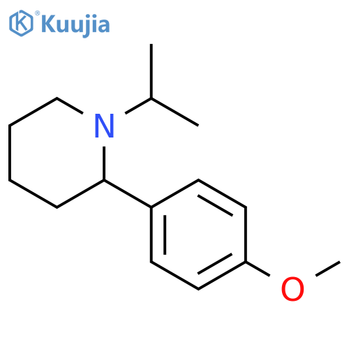1-Isopropyl-2-(4-methoxy-phenyl)-piperidine structure