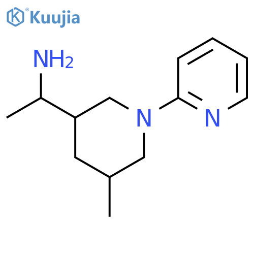 1-(3-Methyl-3,4,5,6-tetrahydro-2H-[1,2]bipyridinyl-5-yl)-ethylamine structure