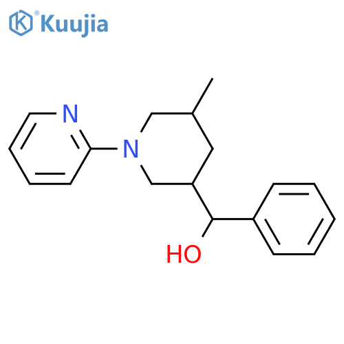(3-Methyl-3,4,5,6-tetrahydro-2H-[1,2]bipyridinyl-5-yl)-phenyl-methanol structure