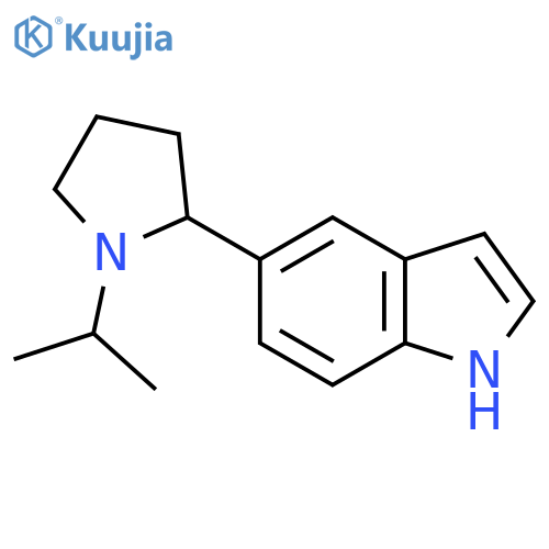 5-(1-Isopropylpyrrolidin-2-yl)-1H-indole structure