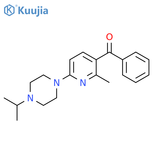 [6-(4-Isopropyl-piperazin-1-yl)-2-methyl-pyridin-3-yl]-phenyl-methanone structure