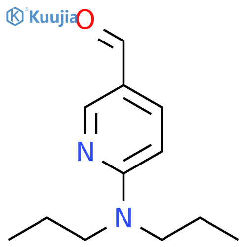 6-(dipropylamino)pyridine-3-carbaldehyde structure