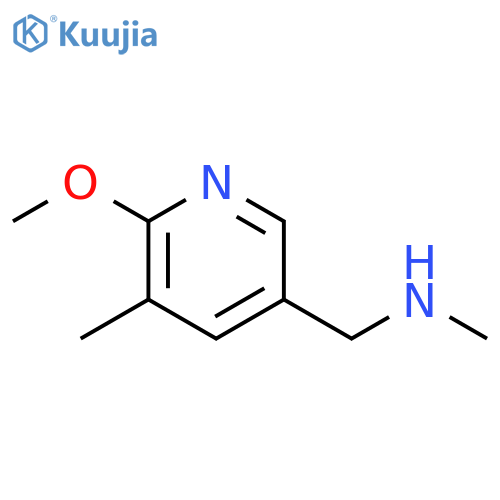 (6-methoxy-5-methylpyridin-3-yl)methyl(methyl)amine structure