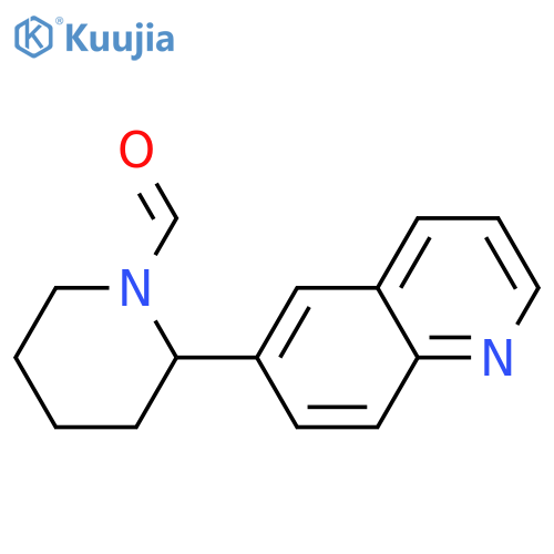 2-(Quinolin-6-yl)piperidine-1-carbaldehyde structure