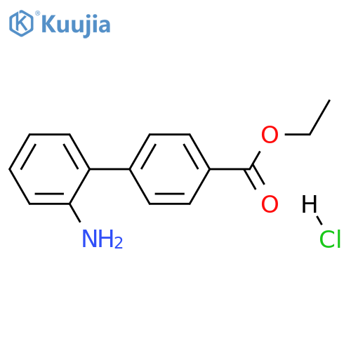 Ethyl 4-(2-aminophenyl)benzoate hydrochloride structure